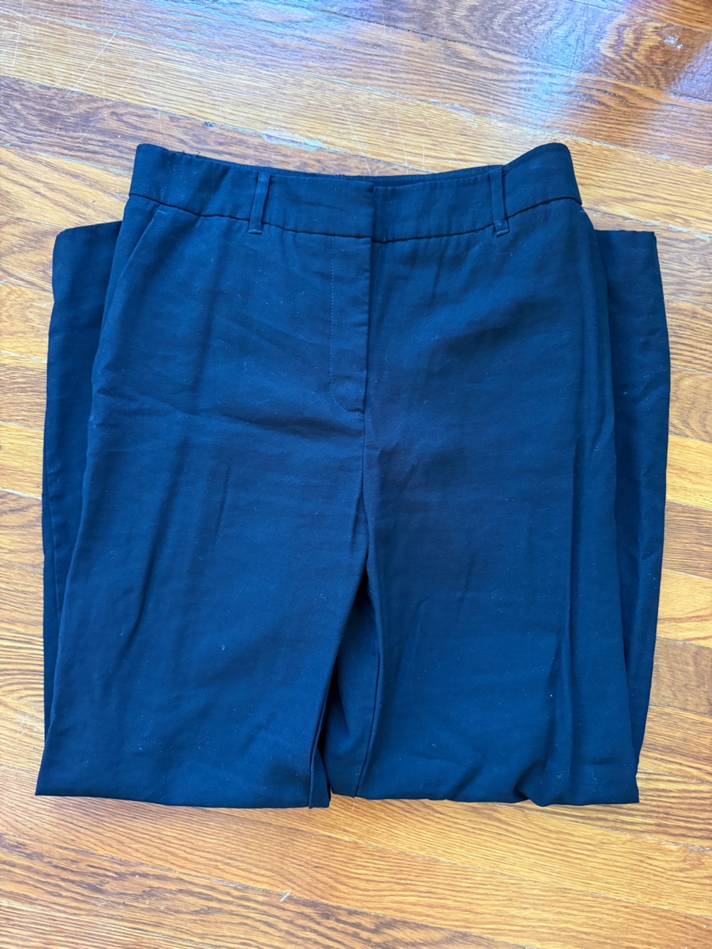 Mango Black Wide-Leg Trousers
